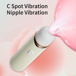 Vibrateur pêche blanche avec fonction de succion et massage des seins - Jouet sexuel pour femmes - Product Image 3