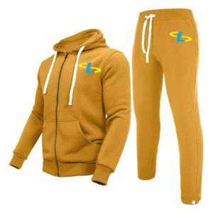 Chándal para correr personalizado de alta calidad para mujer, conjunto de 2 uds., ropa deportiva sencilla al por mayor para chándal de invierno para mujer - Product Image 3