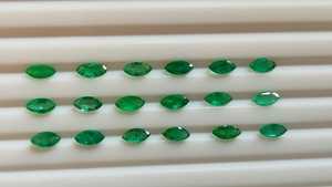 Pierres précieuses en vrac taillées en marquise naturelle émeraude de Zambie de super qualité disponibles dans les prix de gros fournisseur en ligne affaire en gros - Product Image 6