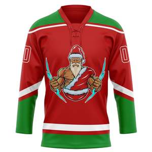 Fabricant pakistanais maillot de hockey sur glace maillot de hockey sur glace Offre Spéciale couleur unie impression par sublimation personnalisée maillot de hockey sur glace - Product Image 5