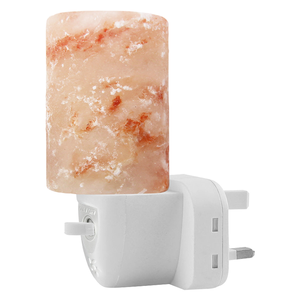 Lámpara de pared cilíndrica ecológica de sal del Himalaya, iluminación de cristal de roca Rosa Natural para decoración de hogar y oficina - Product Image 6