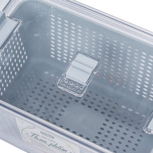 6588+6589 Contenants empilables à double couche pour aliments frais avec insert de drainage et couvercle hermétique pour fruits et légumes - Product Image 2