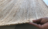 Tapis en jute 100% coton, fait main, durable, style moderne, antidérapant, réversible, tissé et lavable pour une utilisation en intérieur