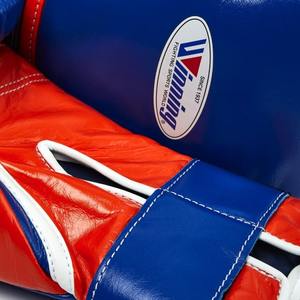 Guantes de Boxeo de los Mejores Fabricantes y Proveedores, con Correa Ajustable para la Muñeca, Guantes de Boxeo Personalizados para Sparring, Azules y Naranjas - Product Image 5
