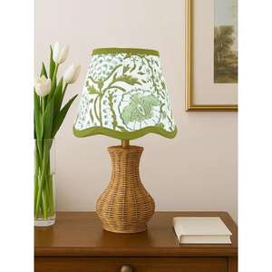 Abat-jour en laiton et rotin marocain fait main, éclairage décoratif, fournisseur en gros USA Etsy eBay Shopify, livraison directe - Product Image 1