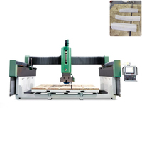 Scie CNC à 5 axes de haute précision YTJ-600, machine de découpe multifonctionnelle pour quartz, marbre, granit, pour la découpe de formes irrégulières