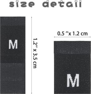 Fabricante de Etiquetas tejidas Diseño personalizado, logotipo y tamaño disponibles Etiquetas lavables, duraderas y resistentes a la decoloración para ropa - Product Image 2
