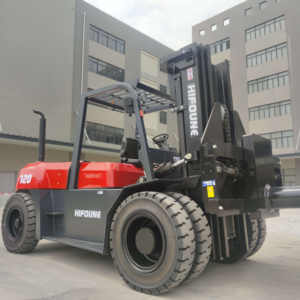 Hiasie מחיר המפעל 5t 6t 7t 8t 10t 12t isuzu יפני/מיצובישי/קומינס מנוע עם מונית ומקלפת דיזל מלגזה - Product Image 1