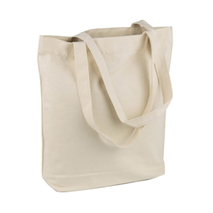 Bolsa de algodón personalizada con logotipo y tamaño a medida, reutilizable y para uso diario en compras, con base, para tiendas minoristas. - Product Image 3