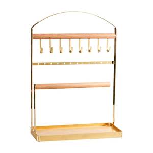 Private Branding Artistic Handcrafted Iron <b>Jewelry</b> Hanger With Leaf Pattern Perfect For Nature <b>Inspired</b> Home Decor And Storage - Product Image 5