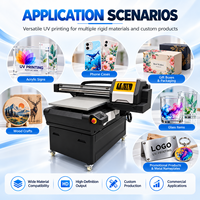 XINGCAIJET 6090A Printer UV Flatbed Otomatis XP600 Dual Head 6 Warna Tinta Meja Vakum Kontrol Industri