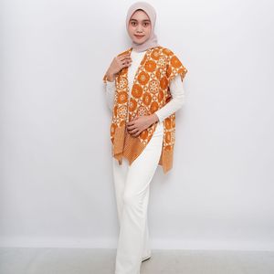 Meilleure vente Nona Monod Outer Indonesian Handmade Brown Outerwear par Setik Culturware, Premium Export Quality Fashion - Product Image 2