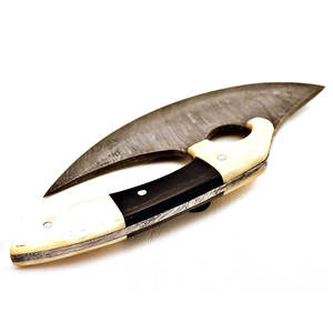 Hacha cortadora de Pizza vikinga de grado industrial de acero de alto carbono personalizada hecha a mano con funda de cuero fino mango de madera hacha de Pizza personalizada - Product Image 2