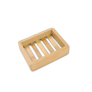 จานใส่สบู่ไม้ไผ่ธรรมชาติพิมพ์โลโก้ตามต้องการ100% ที่วางสบู่ไม้ไผ่เป็นมิตรต่อสิ่งแวดล้อม - Product Image 4