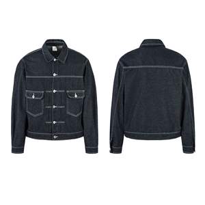 Ensembles de tenues de haute qualité personnalisés 2 pièces à la mode pour hommes Ensembles veste en jean - Product Image 3