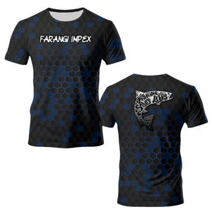 UPF 50 +, venta al por mayor, ropa de protección solar de secado rápido, camisetas de pesca Unisex, camiseta de manga corta Anti-UV para mujer con capucha - Product Image 5