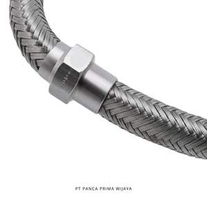 Haute qualité 1/2 "(DN15) 30cm tuyau en métal Flexible en acier inoxydable BSPT connecteurs mâles à mâles - Product Image 2