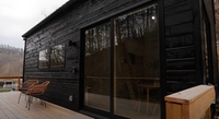 Maisonnette et cabane en bois de style scandinave moderne, inspirées des fermes, pour application en villa