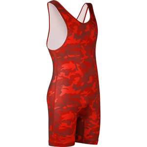 Camiseta de lucha libre para hombres con tela elástica de secado rápido y ajuste de compresión para entrenamiento profesional de gimnasia y partidos - Product Image 5