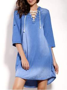 เสื้อเชิ้ตผ้าเดนิมคุณภาพคลาสสิกสำหรับผู้หญิงทุกโอกาสเสื้อสุดเพอร์เฟกต์สุดอินเทรนด์ตัวหนาสำหรับทุกโอกาส - Product Image 6