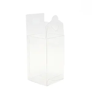 Cube PVC bao bì vuông Pet Đóng gói hộp rõ ràng hộp nhựa cho kẹo Quà Tặng favors PVC PP gói