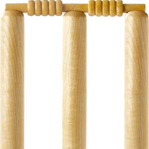Wickets de cricket personalizados de marca paquistaní de alta calidad Wickets de resorte de madera con 3 tocones y 2 fianzas - Product Image 6