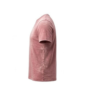 T-shirt délavé style urbain moderne 100% Coton Premium Écologique Respirant Léger Couleurs personnalisables Coupe décontractée - Product Image 3