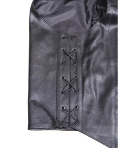 Geo Brothers Co NOUVEAU Gilet sans manches pour homme, style Hip Hop, motif Chevalier de Camelot, 100% Coton, effet armure, à lacets, Grande taille - Product Image 3