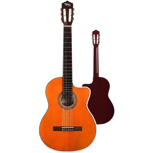 กีตาร์คลาสสิค Midex CG-390M ขนาด 39 นิ้ว 4/4 คอไม้ Sapele ปรับระดับได้  ฟิงเกอร์บอร์ดไม้ Indian Rosewood  เคลือบเงาสีส้ม  นุ่มนวล - Product Image 2