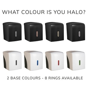 El mejor precio Accesorios de baño montados en la pared Instalaciones de ocio Plástico HALO Blanco Mini Dispensador Jumbo - Product Image 4
