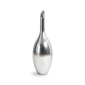 Vases et pots à fleurs en métal poli brillant de dernière conception de bouteille Articles de fournitures de décoration de maison et de chambre de bonne qualité - Product Image 2