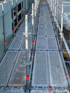 Pedana <span class=keywords><strong>Per</strong></span> Ponteggio Zincata Tavola In Acciaio Passarella Metallica Piano Di Calpestio Costruzione Impalcatura - Product Image 1