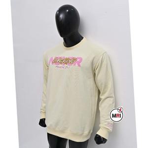 Unisex personalizado de los hombres de peso pesado francés Terry Streetwear Chenille bordado sudadera cuello redondo Chenille bordado sudaderas - Product Image 6