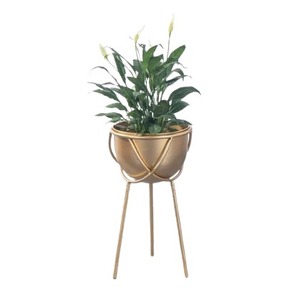 Luxury <b>Brass</b> Flower <b>Pot</b> Planter Home Decor Accent - Product Image 1