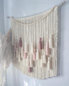 Tapiz de Macramé Grande para Decoración de Paredes de Dormitorio, Ofrece un Estilo Artístico Elegante y una Mejora Acogedora del Interior, Procedente de la India - Product Image 5
