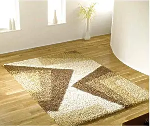 Neuer kreativer Muster boden Polyester Shag Teppich für Hotelzimmer