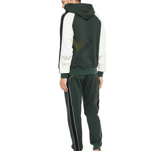 Chándal de talla grande de algodón y poliéster hecho de la mejor calidad, conjunto de dos piezas, chándal en blanco a la venta - Product Image 5