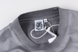 Camiseta de Manga Corta Casual con Estampado Artístico de Espinas, Lavada, de Alta Calidad, al por Mayor - Product Image 6