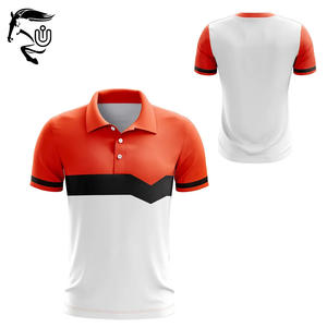 Jersey de manga corta para hombre de alta calidad para polos, diseño personalizado para adultos, ropa de sublimación de patrón sólido - Product Image 3