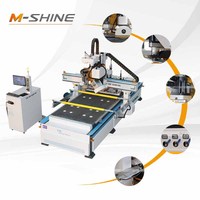 Router CNC Automático 1330 para Grabado en Madera, Tallado de Muebles de Madera Maciza, Fresado de Puertas de Armario y Nesting