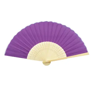 Éventail en bambou personnalisé Teyla, gadgets promotionnels pour fêtes - Product Image 2