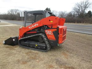 รถตักล้อยาง KUBOTA SVL75-2 มือสอง พร้อมมอเตอร์แบริ่ง Kawasaki MOOG รถตักขนาดเล็ก รถตักหลังขุด รถแทรกเตอร์ตัก พร้อมเครื่องยนต์ - Product Image 3
