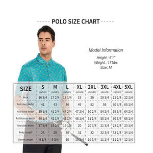 Golf transpirable de secado rápido para hombre para camisa con logotipo personalizado Spandex/Tela de punto de poliéster 180g estampado de sublimación de ajuste Regular - Product Image 6