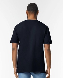 T-shirt décontracté pour homme à col en V, style doux, respirant, 100% coton, coupe ample, manches courtes, vêtements décontractés, RRI-TS-011 - Product Image 2