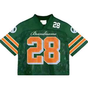 Camisetas cuadradas con serigrafía personalizada única, camisetas de malla de gran tamaño, camisetas de calidad superior para hombre, camisetas para hombre - Product Image 6