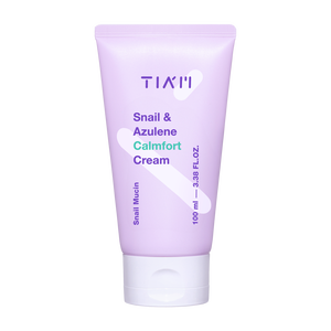 TIAM Snail & Azulene Calmfort Cream 100mL-Hecho en Corea Snail Mucin Calmante Cuidado DE LA PIEL coreano Cosméticos para el cuidado facial - Product Image 1