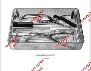 Juego de instrumentos quirúrgicos ortopédicos de acero inoxidable de alta calidad Uni-Knee, superventas, herramientas de cirugía de rodilla con caja esterilizada - Product Image 5