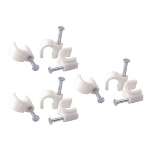 * Presa * 36 pezzi 7mm Nail-On cavi clip a parete filo morsetti-casa e giardino/ - Product Image 1