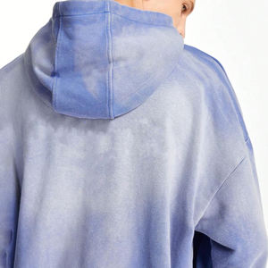 Acid Wash Hoodie Custom Oversized Plain Sunfade Washed <b>Hooded</b> Heavyweight Hoodie Men Wholesale Acid Wash Pullover Hoodies - Product Image 2