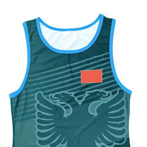 เสื้อกล้ามมวยปล้ำแบบมืออาชีพสำหรับการแข่งขันเสื้อกล้ามนักมวยปล้ำน้ำหนักเบาออกแบบได้ตามต้องการ - Product Image 2